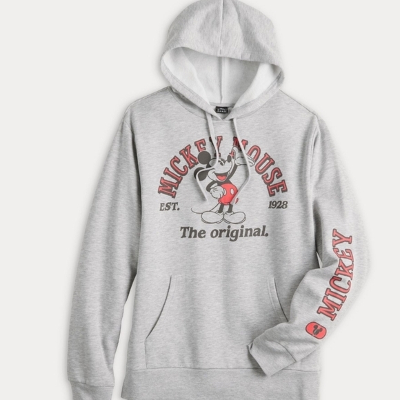 Disney Other - Disney Mickey Mouse Gray Hoodie Sweatshirt Mens XL XXL NWT